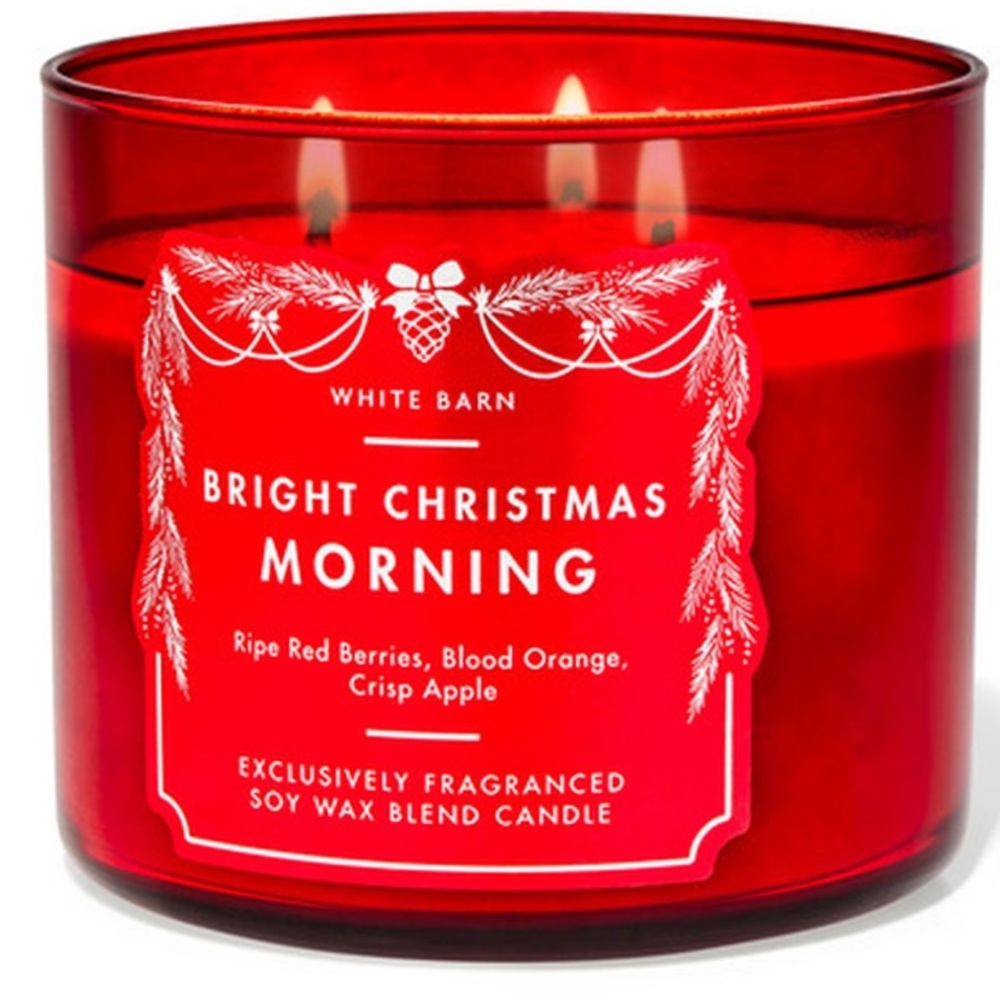 Bright Christmas Morning Candle